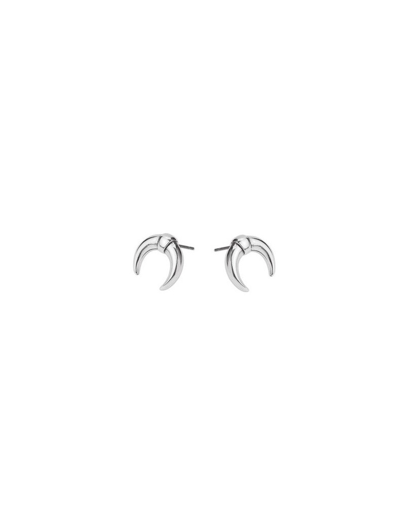 Paire de boucles d'oreille ethniques type puce placage argent Paire de boucles d'oreille ethniques type puce placage argent
